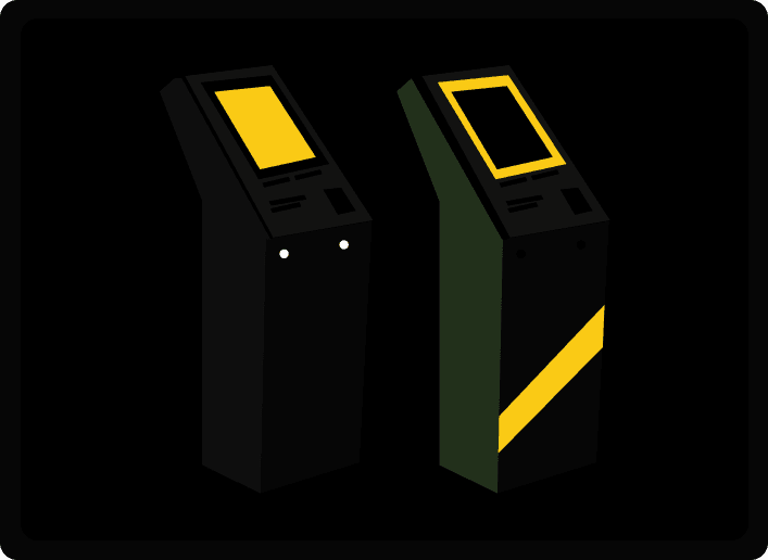 Event identity kiosks